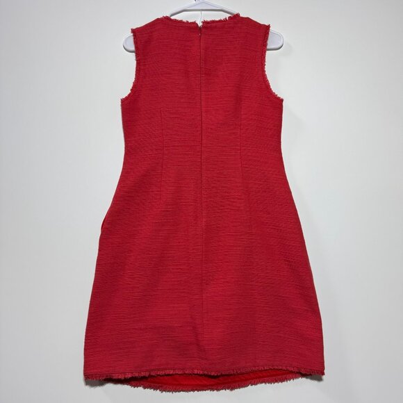 Banana Republic Frayed Edge Tweed Dress Size 4 - Picture 2 of 8